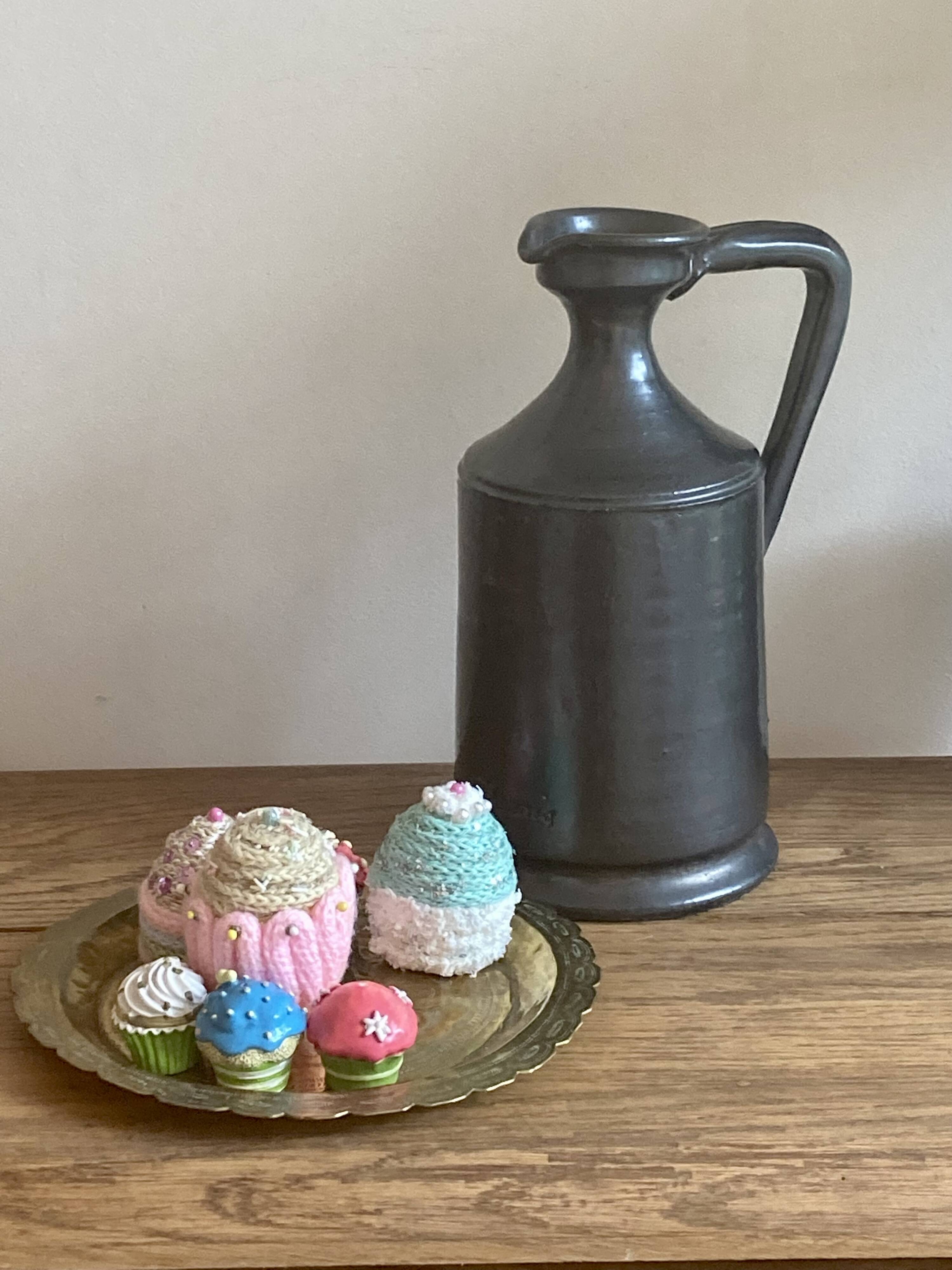 Terracotta pitcher - Black - Jean Marais