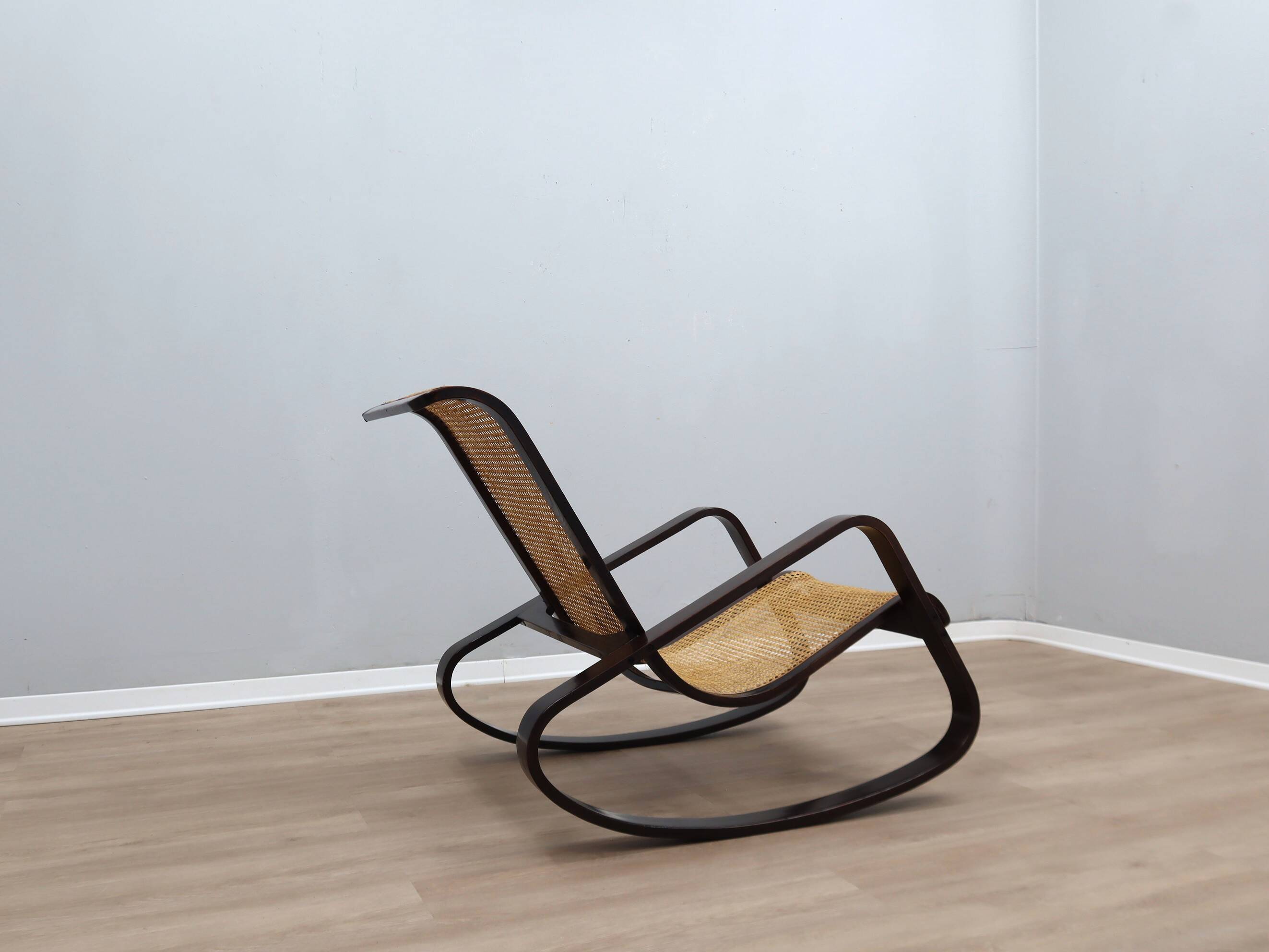 Vintage "DONDOLO" rocking chair Luigi Crassevig 1970s