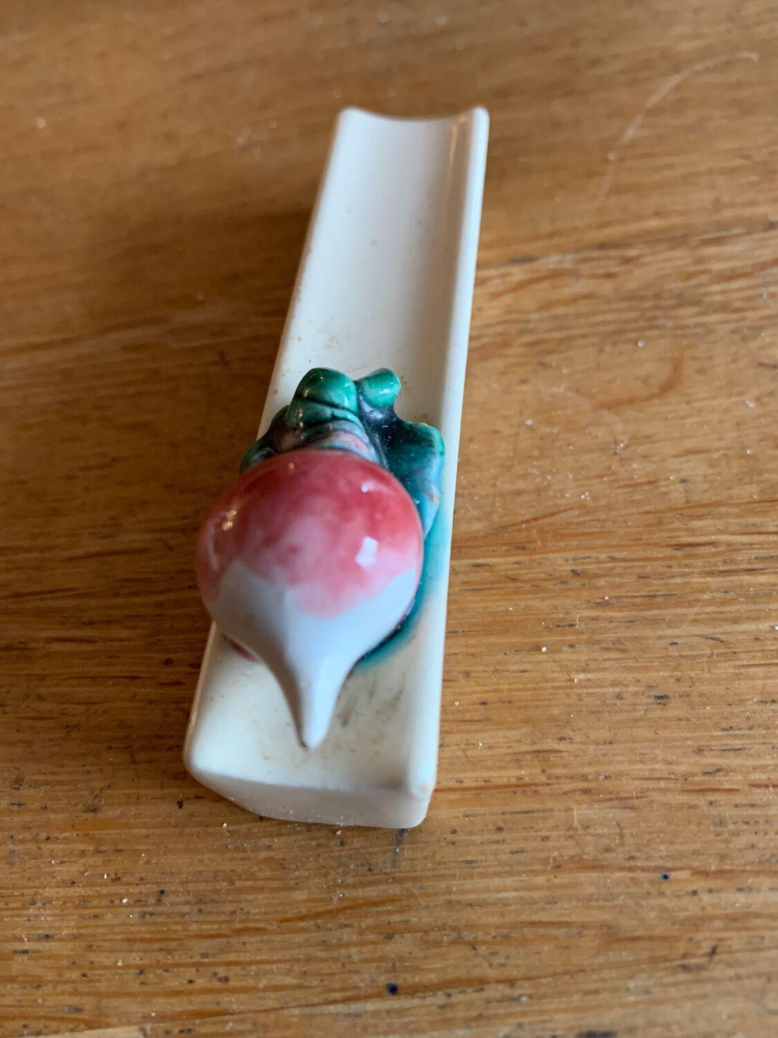 Set of 12 ceramic vegetable knife holders from Vallauris