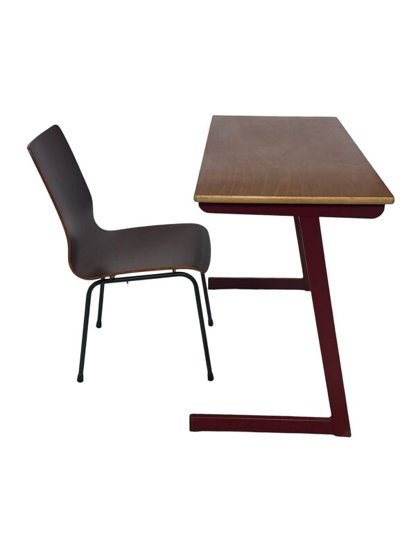 Bureau vintage design années 80 Galvanitas espace de travail compact