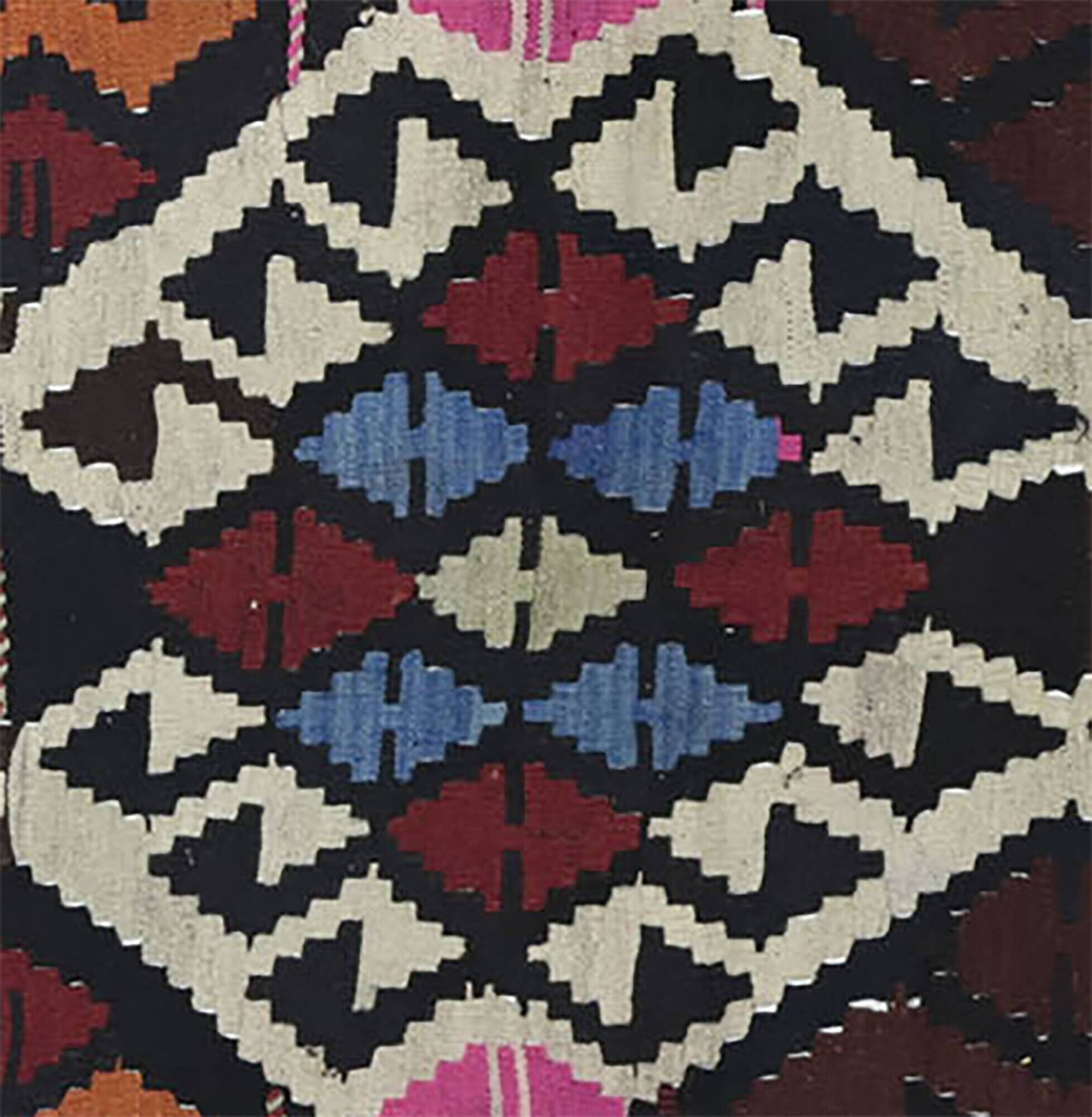 Turkish Kilim Yuruk Vintage 172x245 cm Geometric Motifs