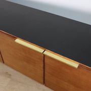 Vintage teak and brass enfilade - 1970s