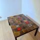 Coffee table in ceramic by Jean Gregorieff