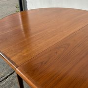 G Plan Fresco Mid Century Teak Extending Oval Dining Table Late 1960s 1970s