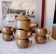 Vintage soup service in pyrite stoneware