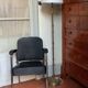 Afoc Vintage 60s/70s Hairdressing Chair - Chrome and Black Faux Leather