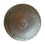 Smoked glass ceiling lamp