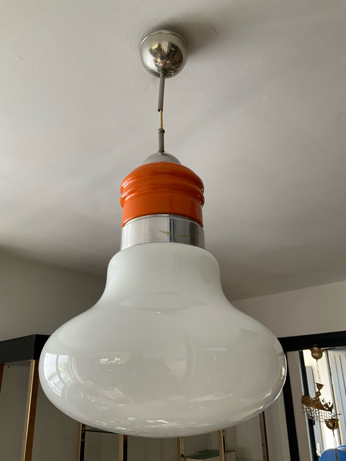 Mazzega pendant lamp in Murano glass from the 60s-70s