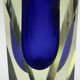 Vase Murano Sommerso bleu, Italie, années 1970
