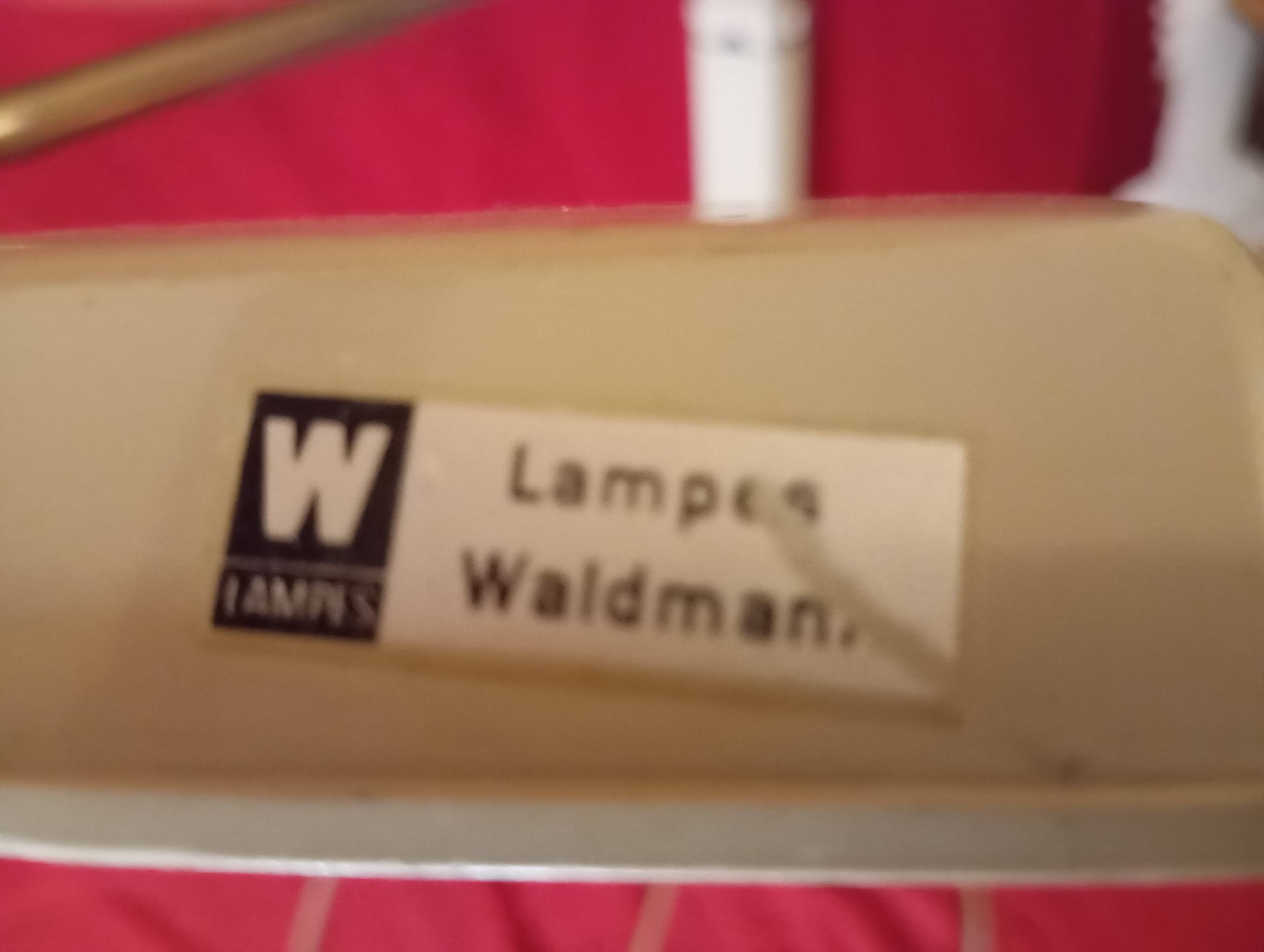 Articulated workshop lamp brand “waldman”