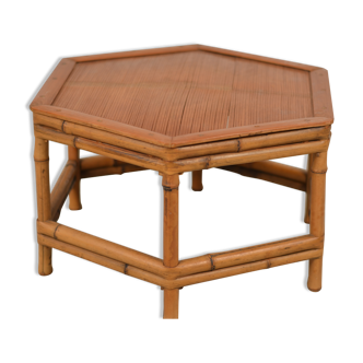 Table basse en bambou
