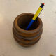 Vase en bois