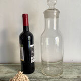 Flacon ou bocal en verre transparent