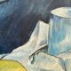 Still life painting in oil