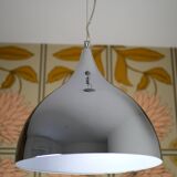 Chrome metal mirror suspension