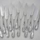 SFAM Chambly Bien Aimée, 12 silver-plated fish cutlery sets, 24 pieces.