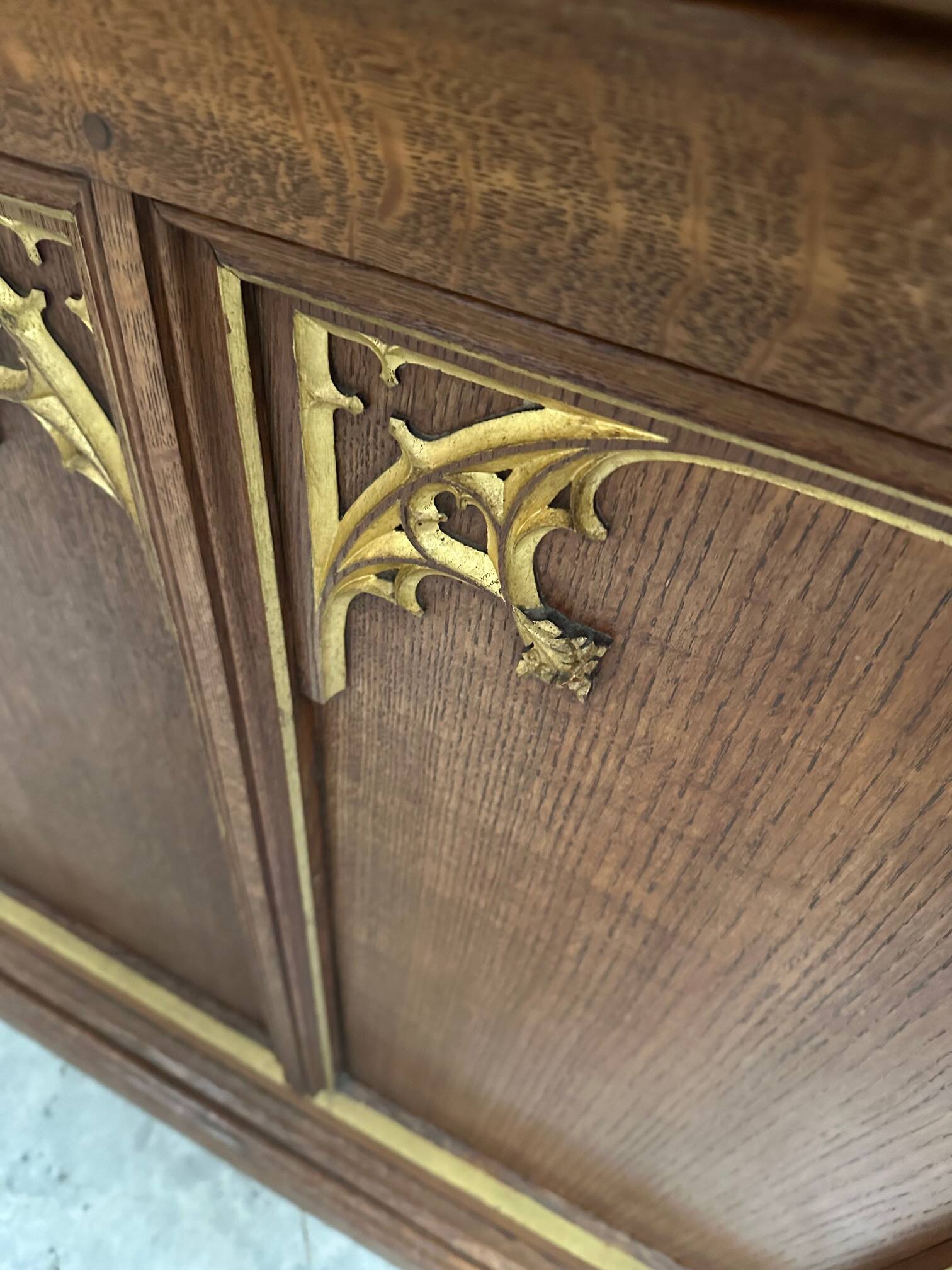 Oak countertop, early 20th century