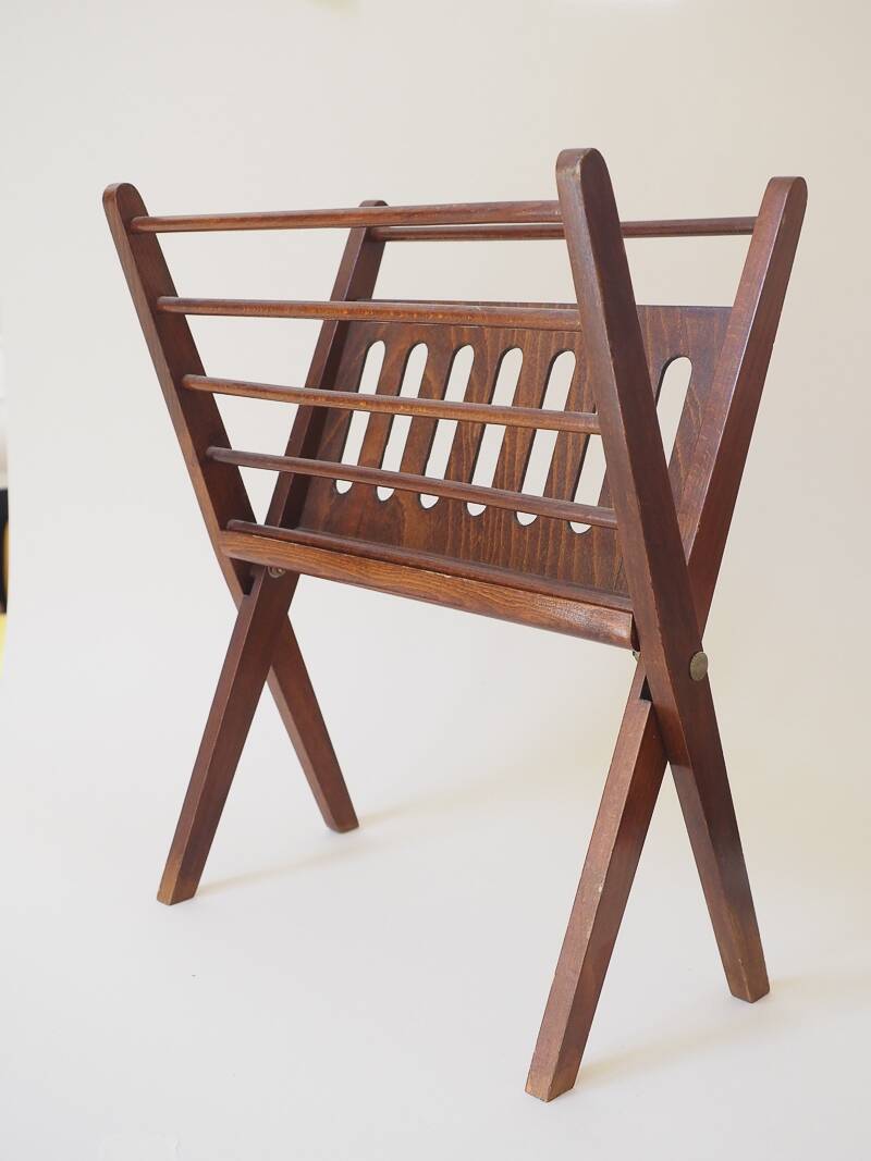Folding magazine rack Cees Braakman for Pastoe – Dutch Mid-Century design