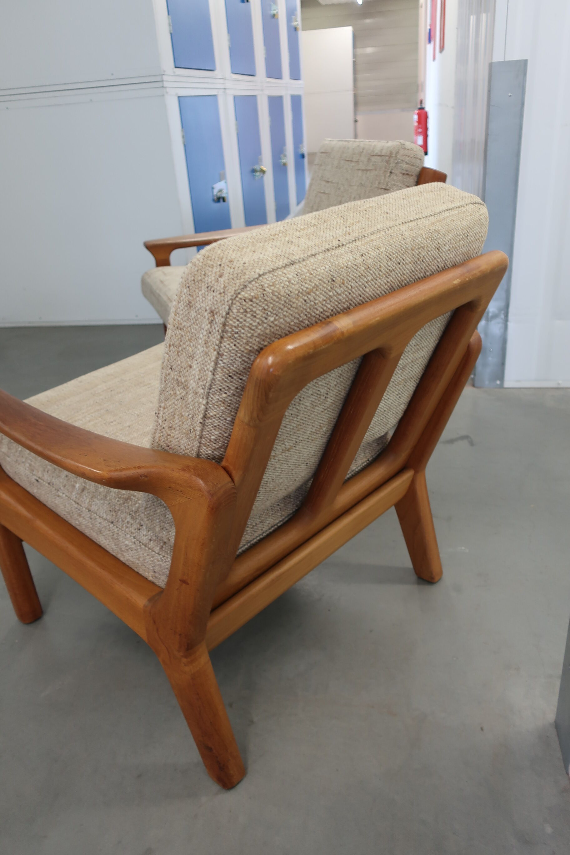 Pair of danish armchairs from the 60s in teak