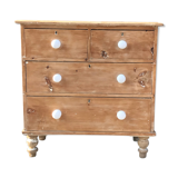 Commode pin brut