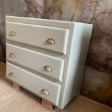 Soft khaki chest of drawers