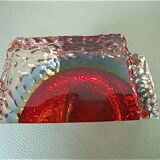 Murano sommerso empty-pocket ashtray