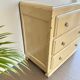 Vintage patinated wood chest of drawers