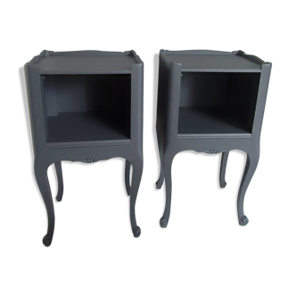 2 bedside tables Louis XV style