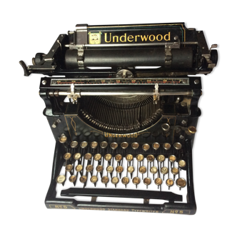 Machine à écrire ancienne Underwood n°5