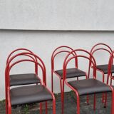 Vintage table and 6 chairs set