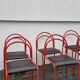 Vintage table and 6 chairs set