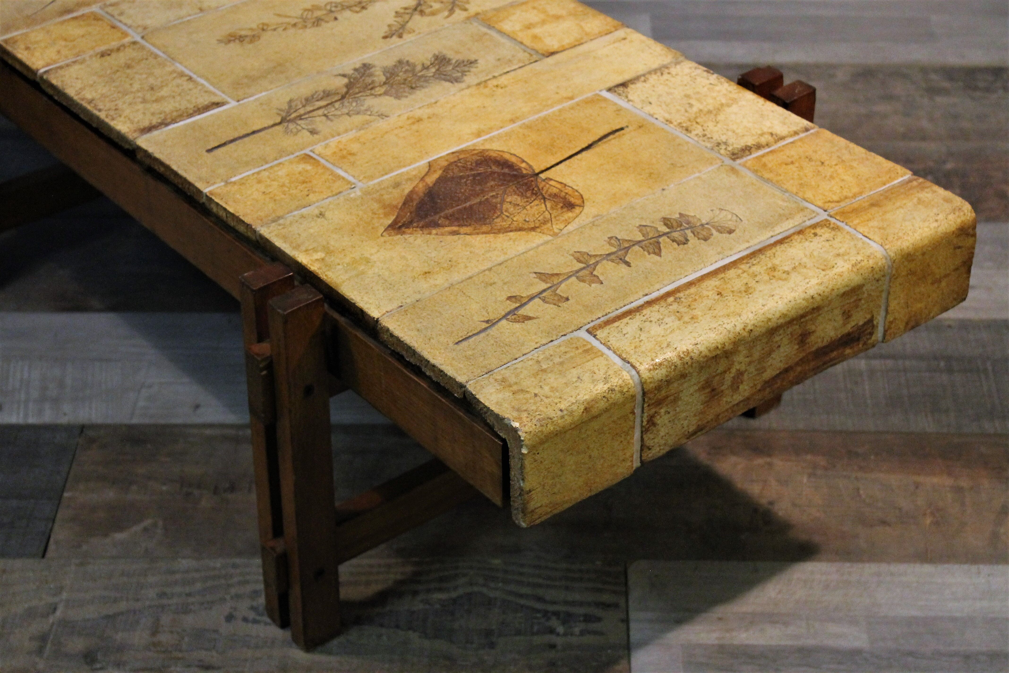 Ceramic coffee table Capron 1960