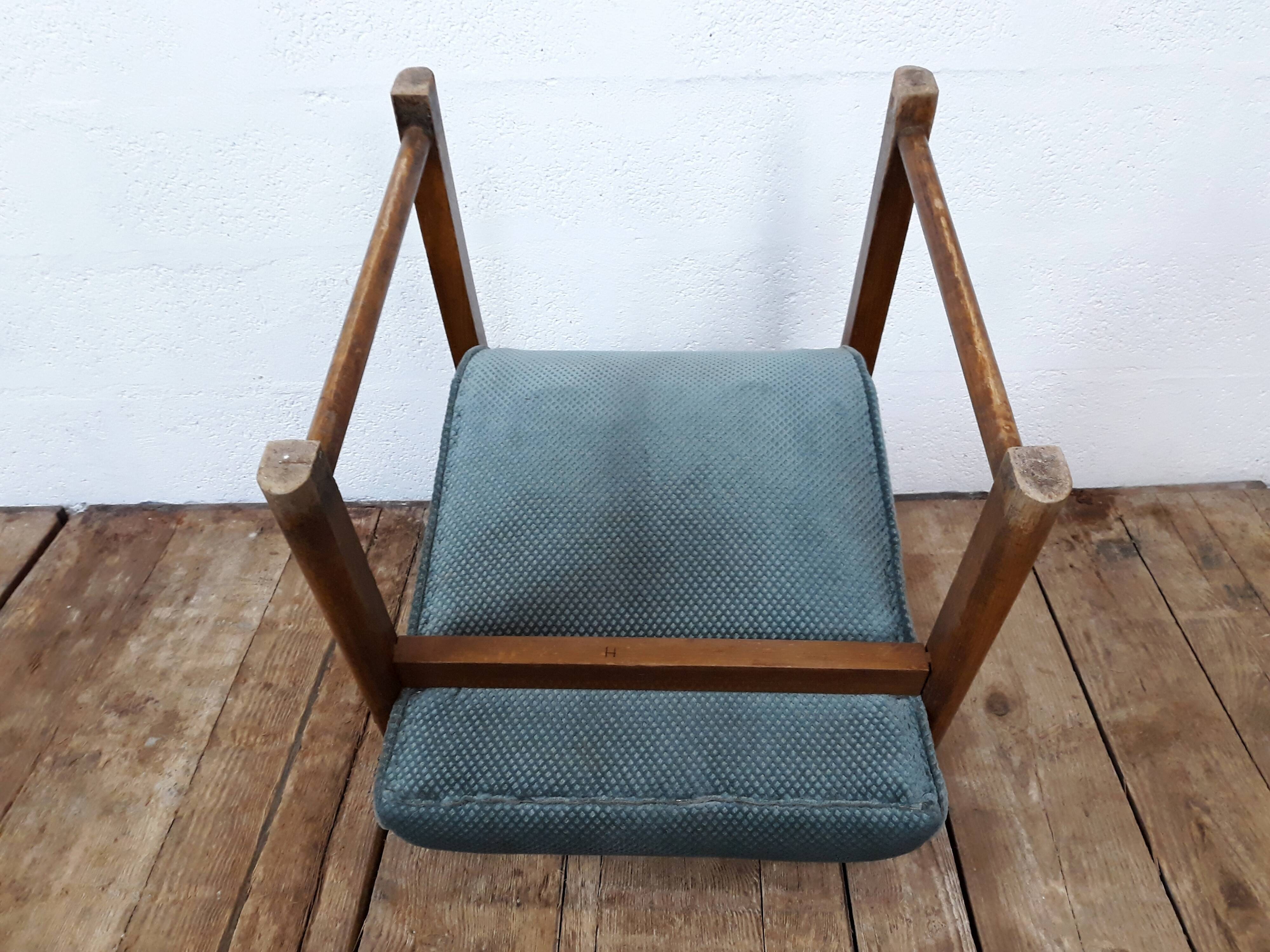 Scandinavian-style vintage chair sled