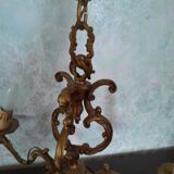 Lustre bronze 3 lampes