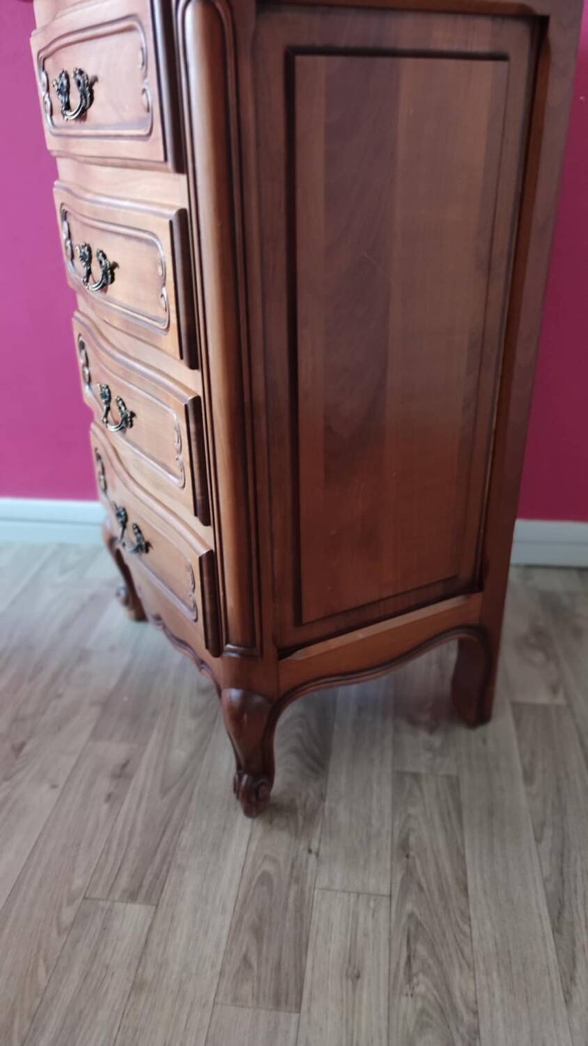 Vintage wooden chest of drawers storage unit