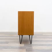 Two-door chest of drawers/sideboard with hairpin legs, 1960s. Restored