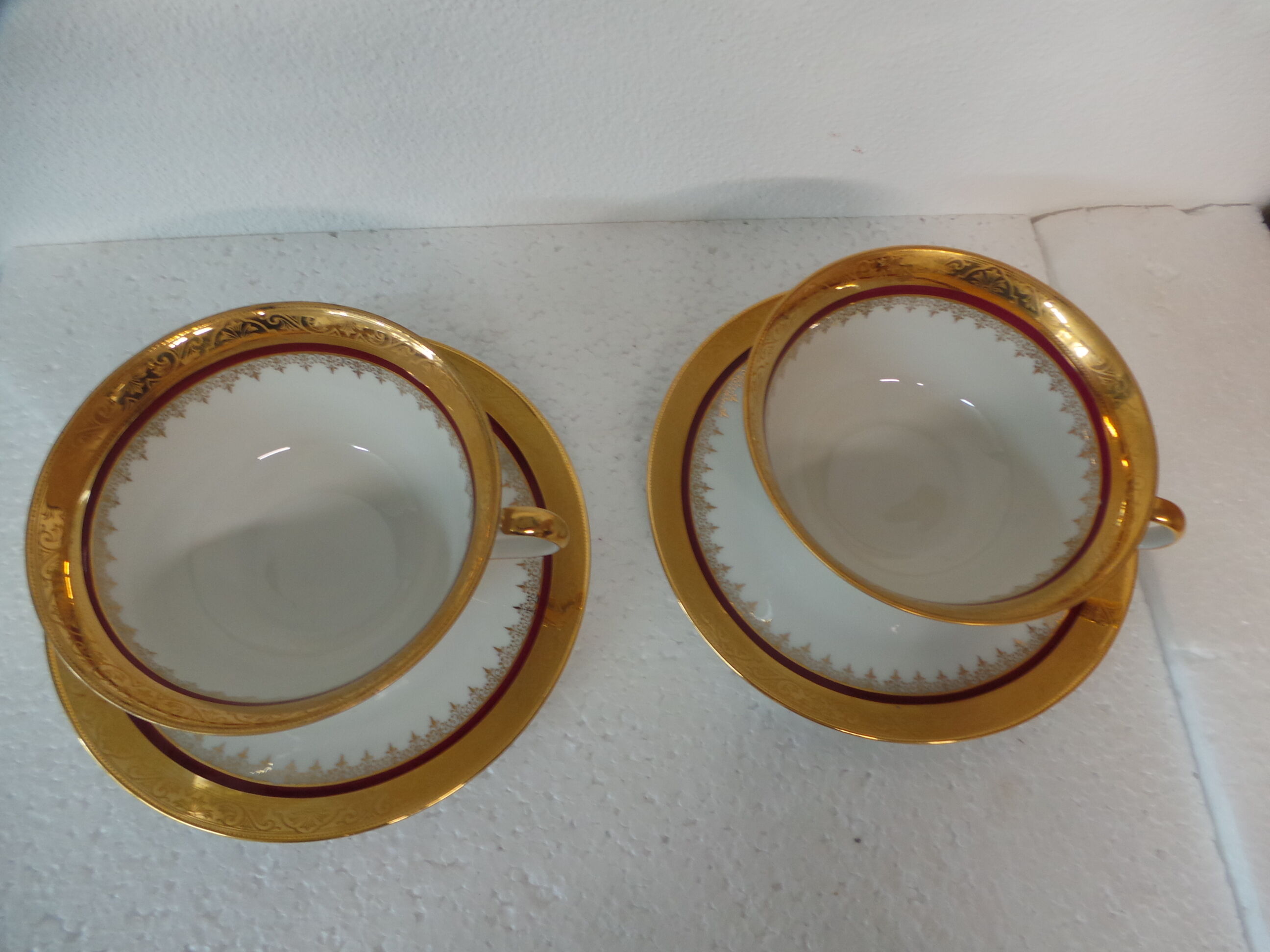 Duo de tasses dejeuner toi et moi Limoges