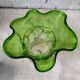 Grand vase verre vert vintage