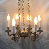 Empire chandelier with 6 lights