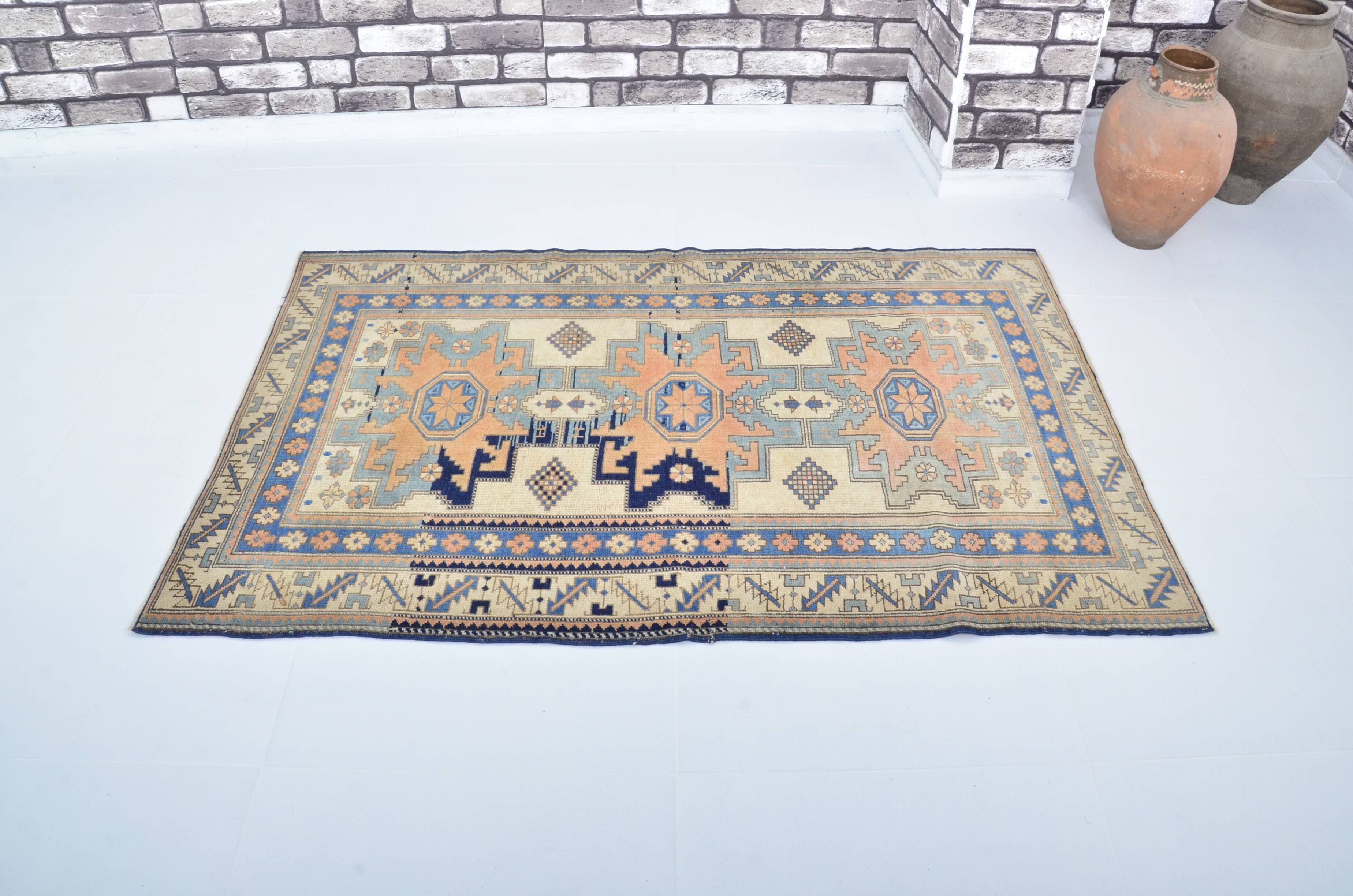 Geometric  Vintage Wool Carpet sku 3240
