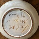 4 Plates by Kurt Brunner and Monique Pansier (Poterie du Verseau, Vallauris)