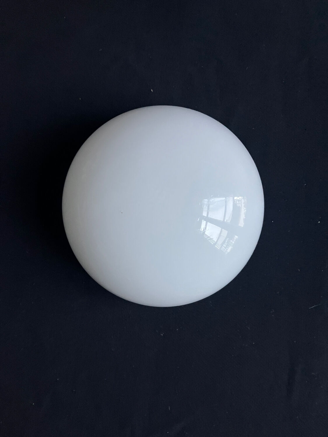 Baby round opaline ceiling light minimalist