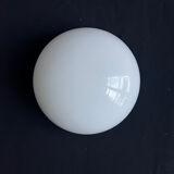Baby round opaline ceiling light minimalist