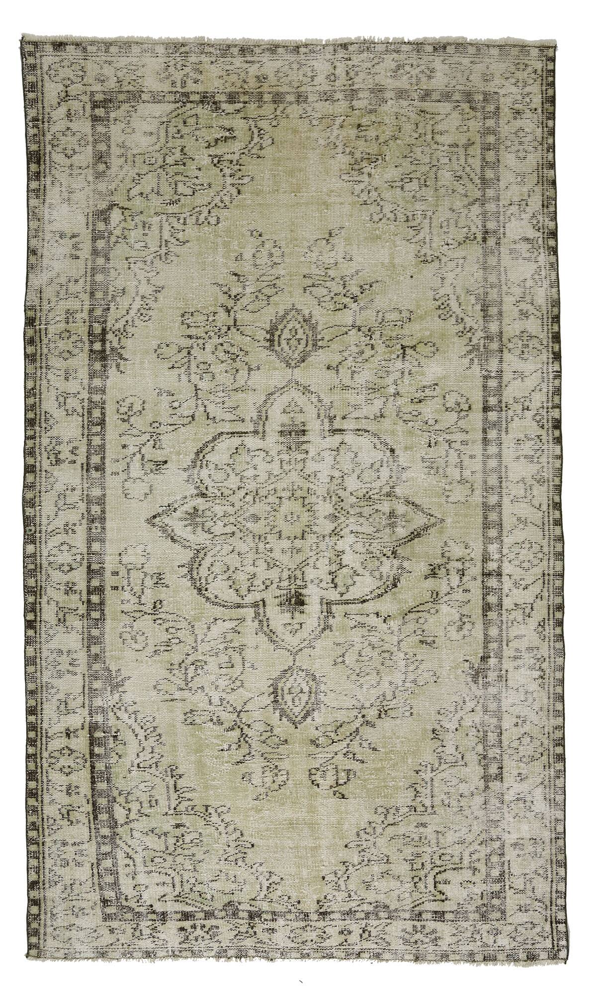 Turkish Anatolian Handmade Vintage Rug 267 cm x 160 cm