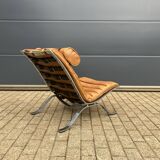 Arne norell ari lounge chair, camel cognac leather nieuwstaat!