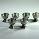 6 coquetiers en inox - Vintage