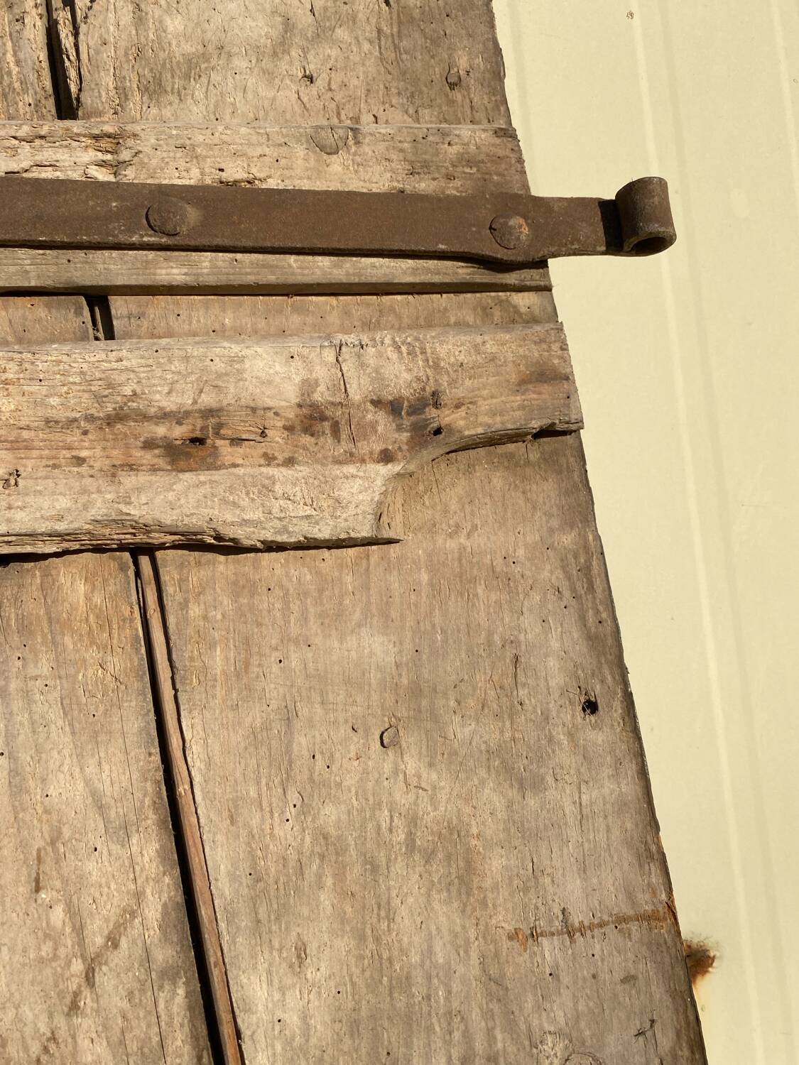 Interior oak farmhouse door