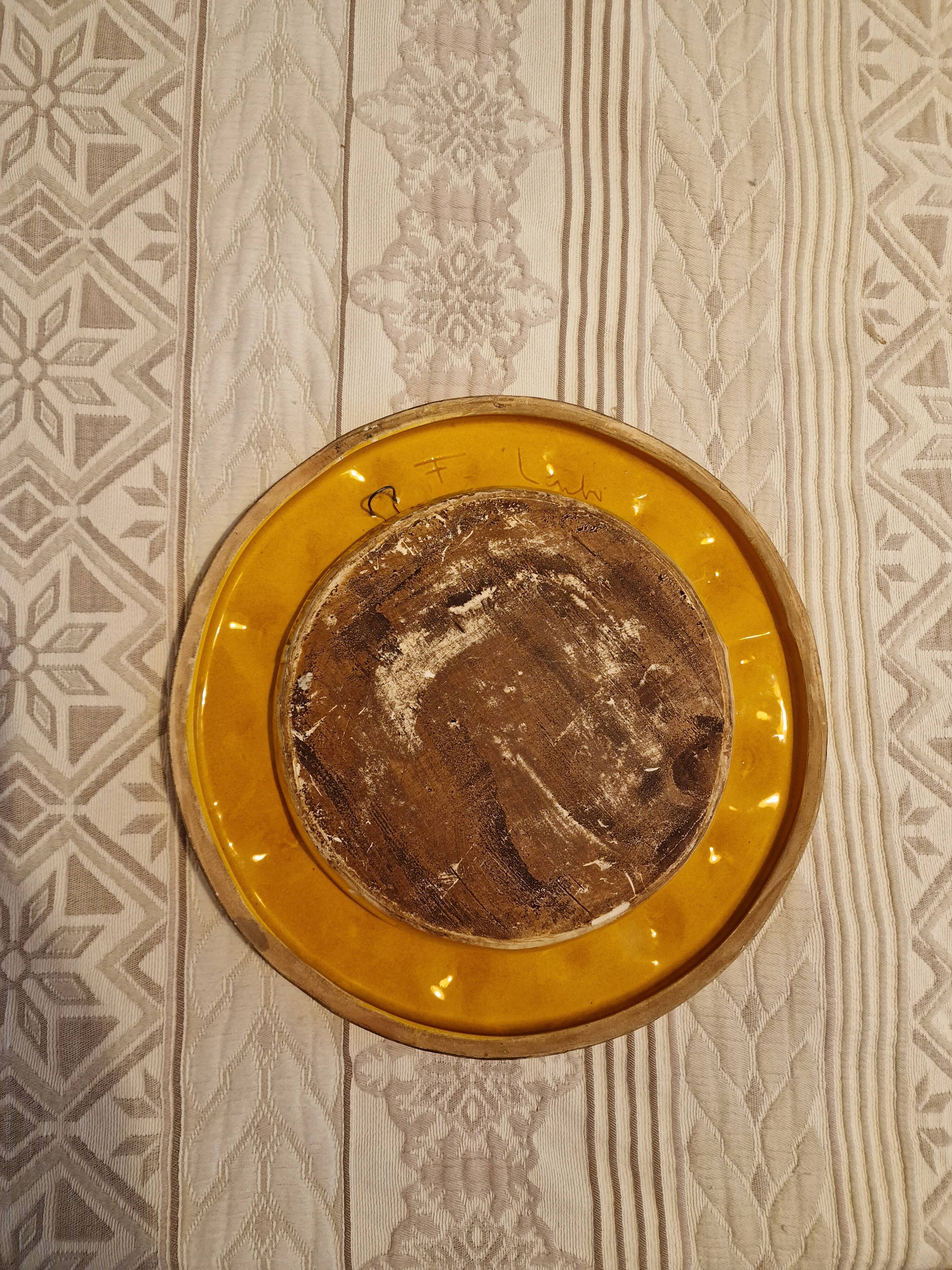 Ceramic mirror François Lembo