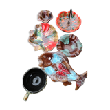 Set of five maritime ceramics from Vallauris