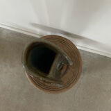 Glazed stoneware vase